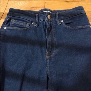 NWOT Good American Always Fits size 6-12 DARK WASH JEANS STRETCH